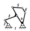 Koppelgetriebe, 6-gliedriges