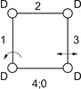 inverted slider-crank mechanism, development from the crank-rocker mechanism