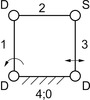 inverted slider-crank mechanism, development from the crank-rocker mechanism