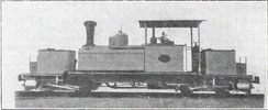 Locomotora del ferrocarril de Mayambé