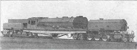Locomotive of South Africa railways.