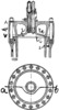 Cylinder head of a two-stroke Diesel engine used for navigation, 1930