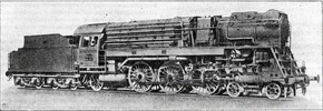 High pressure 2-C-1 locomotive (120 at.)