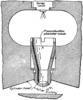 Precombustion chamber of a four-stroke engine