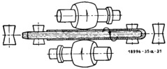 Smoother rolling mill scheme