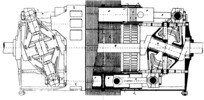 Internal combustion engine with opposed pistons