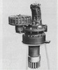 View of a complete turn gearbox according to the scheme shown