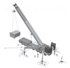 Representation of the model used for a vehicle derrick.
