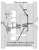 Description of the key elements of the ejector mechanism inclined