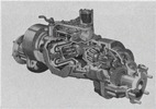 Compact gear in axle construction