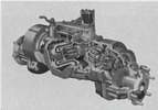 Compact gear in axle construction