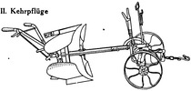 Turning plough