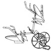 Tiltable plough