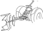 Carrying turning plough