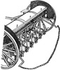 A chain attached to the vehicle spares the harrowing afterwards.