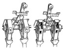 Seeding organs of a drive-wheel machine