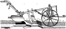 Plough with beaver-bottom by Sack