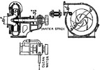 Single-inlet pump with water-jacketted thrust bearing