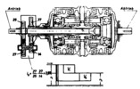 NSU Lambretta gearbox with integral Differential branching