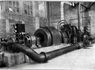 Turbo-generator group of 2,000 KW.