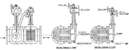 Detalles de la disposición del eyector de aire.