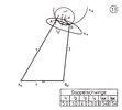 Double crank/crank rocker mechanism without any distinctive points, form of an ellipse 13
