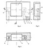 Lock with Safety Pin - Body Lock View (Fig.4), Body Lock Cross section C-C (Fig.5) and Body Lock Axial section D-D (Fig.6)
