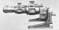 Input unit with control range 1 : 21 (Motor - two control gears - step down gear)