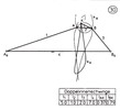 Double internal lever with one tip 30