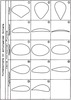Overview of typical coupler point curves of a crank loop with swinging link loop (part 1)