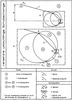 Division of the coupling level of a shifted negotiable slider crank