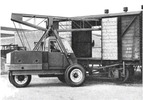 4-t-Mobilkran bei Waggonbeladung