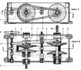 Schnittdarstellung eines stufenlos verstellbaren mechanischen Getriebes