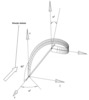 Horizontal-axis Wind Turbine - Isometric View of a Blade