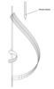 Horizontal-axis Wind Turbine - Bottom View from the central axis of blade