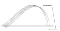 Horizontal-axis Wind Turbine - Side View from the central axis of blade
