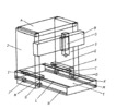 Bilateral guidance system established  on the fixed table in machine tools with mobile portal - assembly view