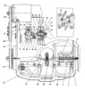 Adaptive Thermal Engine - Frontal View of the Engine with Partial Sections