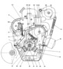 Adaptive Thermal Engine - Front View of the Engine with Partial Sections