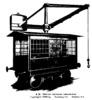 Electrically operating locomotive crane