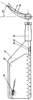 Vertical Eolian and Solar Station - View and Section of the Blade M