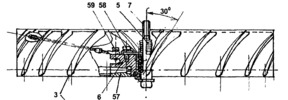 Vertical Eolian and Solar Station - View and Section of the Rotor