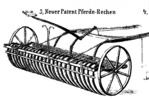 3. New patent hay rake ridden from the horseback