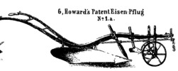Howard's patent of a iron plow