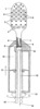 Tooth Brush - Assembly View of the Brush with Remove Head in Water Injection Stage