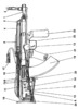 Gun Firing Mechanism - Main Section through Gun with Cable Actuator