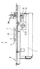 Cutting circular saw with scorer - front view of the assembly