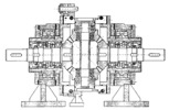 Constructive solution for the quasi-differential mechanism used in loading gears