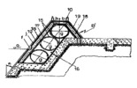 Sea Plant for Harbour Utilities - Cross Section through a low Shore Assembly