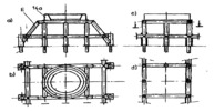 Sea Plant for Harbour Utilities - Some Views and Sections of Rotary Gate Fixture